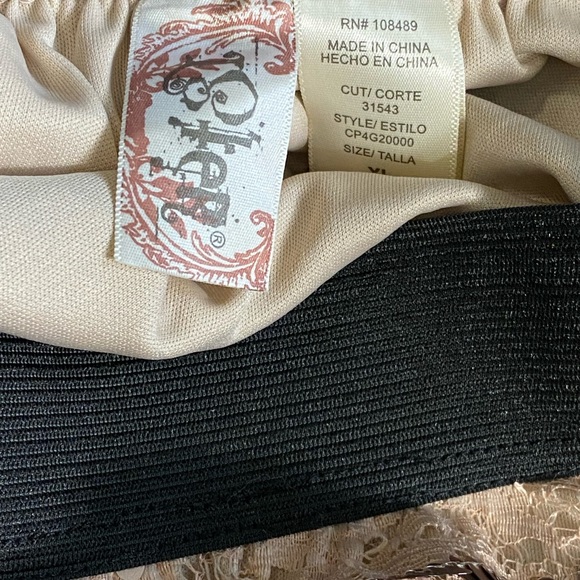 L8TER rose gold sequin skirt XL like new - Picture 2 of 6